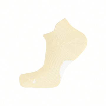 FootSpa足弓加強提耳運動船襪-Y字 - M杏黃