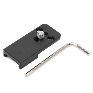 合金冷靴安裝適配器底座,帶 1/4 英寸螺絲,用於數碼相機籠擴展部件 Mcen2 美容化妝