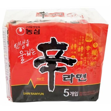 農心 辛拉麵(120g*5包) [大買家]