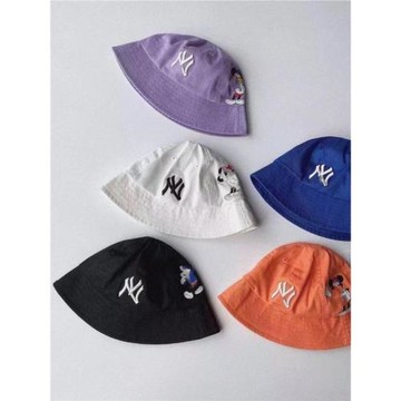 寶寶盆帽可愛卡通字母遮陽帽太陽帽男童女童防風帽漁夫帽兒童