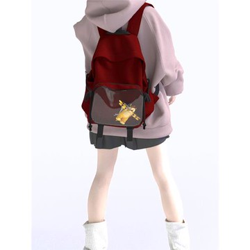 YONAIGA+原創大容量初中生高中大學生女痛包旅行雙肩包男書包背包