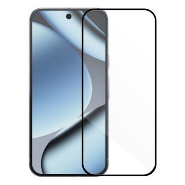 Metal-Slim Google Pixel 10/10 Pro 全膠滿版9H鋼化玻璃貼(支援指紋辨識解鎖)-晶鑽黑