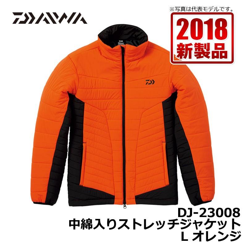 ダイワ DJ-23008 中綿入りストレッチジャケット オレンジ L / 釣り