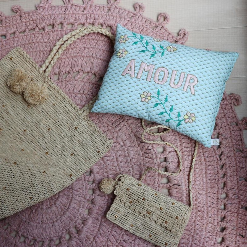 超美品ドルガバ フローラル刺繍×ビジュー装飾 ラフィアかごバッグ afri-kd8107b.jpg