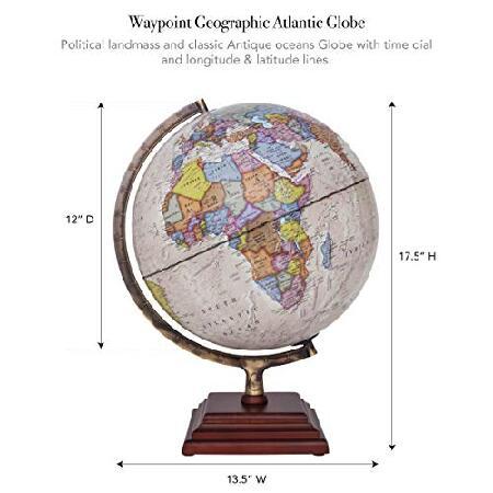 Waypoint Geographic Atlantic Globe WP11014