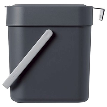Litem 里特 手提式廚餘桶 現代感顏色握把型  177 x 204 x 184mm  177  x 204 x 184mm  深灰色  1個
