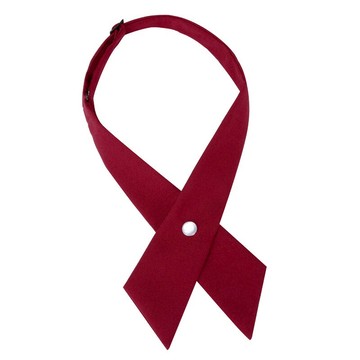 學生JK十字交叉酒紅色領結校服領結領花韓版男女式女生襯衫蝴蝶結