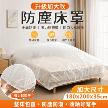 隔日達🚀家具防塵罩 輕鬆罩2米大床 特大號透明遮灰塵罩 束口防塵膜 防水罩 保護套 可防塵大件家具電器/桌布/茶几/冷氣