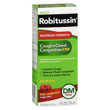 Robitussin Adult Cough+Chest Congestion Dm Liquid 8 Oz by Robitussin
