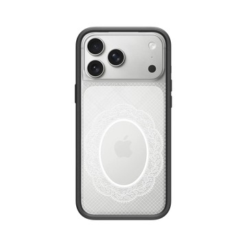 iPhone 17 Pro Max Mod NX -邊框背蓋組合 (相機按鈕) 黑 - Pattern Play - 浮雕圓框