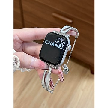 《台灣出貨》適用 APPLE WATCH 不規則滴油錶帶 手鐲錶帶 SE S11 S10 46mm 45mm 女士錶帶