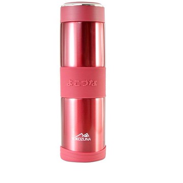 316橫鋼大容量保溫杯800ml-酒紅色