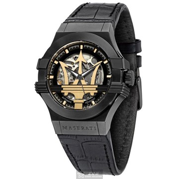MASERATI手錶 R8821108036 42mm黑錶殼，深黑色錶帶款_廠商直送