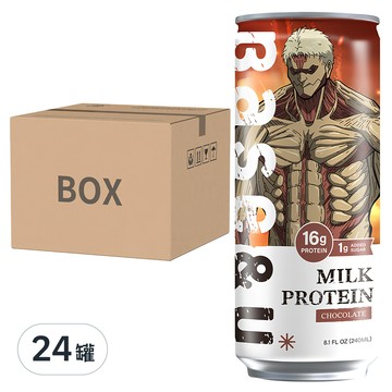 Base&U 每日基礎 進擊的巨人 高蛋白可可飲  24罐  240ml
