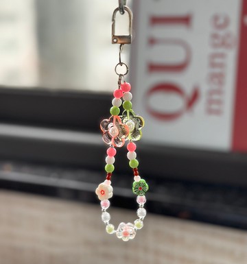 串珠吊飾 日式糰子 彩色