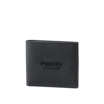 DEFINE真皮雙折短夾