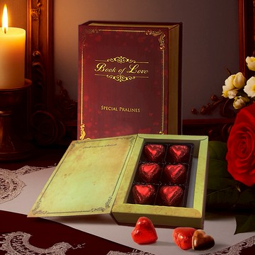 【Diva Life】巧語情書 愛心巧克力6入禮盒｜告白送禮、七夕