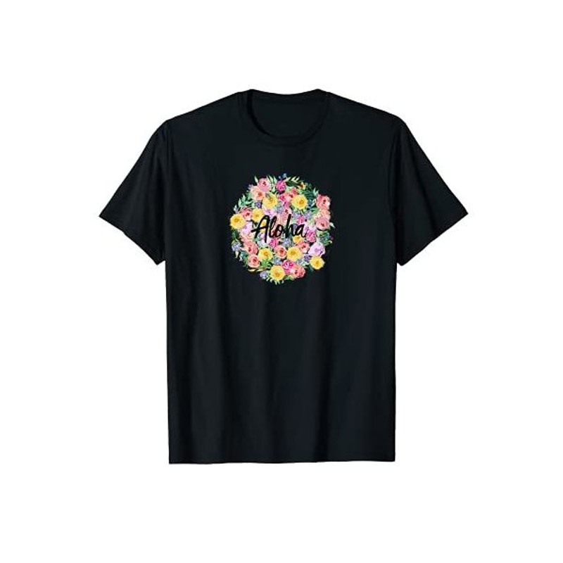 Tシャツ 男性 女性向 かわいいアロハフローラルハワイアートイラストギフトtシャツ 通販 Lineポイント最大0 5 Get Lineショッピング