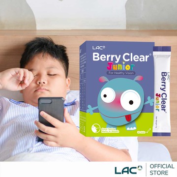 【LAC利維喜】兒童百立明粉末30包-蔓越莓口味（金盞草/山桑果/葉黃素/FloraGLO）_廠商直送