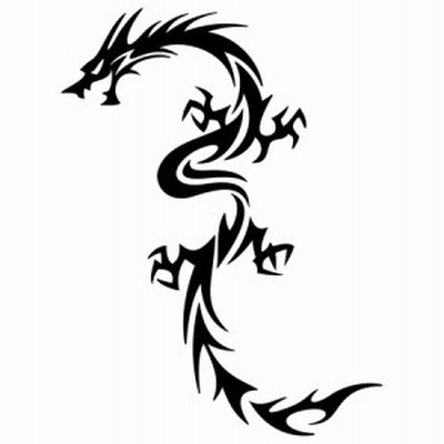 ドラゴン 車 ステッカー ドラゴン 龍 トライバル 1 左向き カッティングステッカー 全12色 バイク かっこいい 龍神 竜 Dragon キズ隠し 通販 Lineポイント最大get Lineショッピング