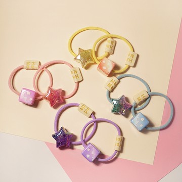 G&G漸變星星兒童髮束兩入組（顏色隨機出貨）