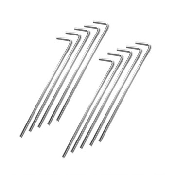 【Treewalker露遊】鋁合金營釘(10入)  L型地釘