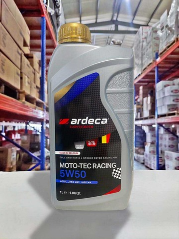 【4%點數】『油工廠』ARDECA 5W50 MOTO-TEC 全合成 雙酯類 機車用機油 5W-50 比利時神油【樂天APP下單限定】