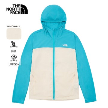 The North Face北面女款藍色UPF防曬防風外套｜8CJZAEB 抗UV