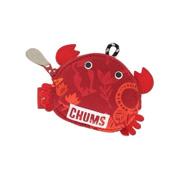 CHUMS Crab Zip Coin Case迼型零錢包 夏威夷紅 CH603716R009