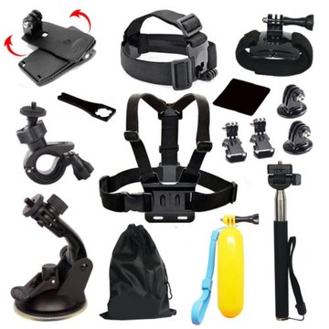 適用于Gopro相機攝影支架配件15合一組合大疆action/pocket等套裝