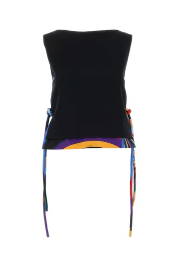Pucci Black Silk Top