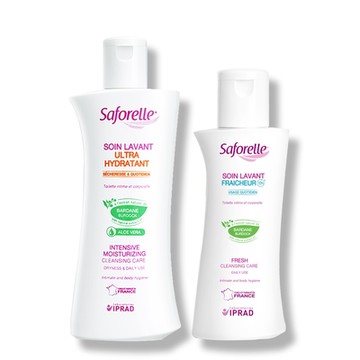 絲膚潔 私密沐浴露 (加強保濕) 250ml+(長效清新)100ml Saforelle 私密清潔 私密保養