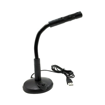 usb麥克風電腦直播網課會議錄音K歌免驅全向電容話筒收音聲卡【Snowbelle優選】