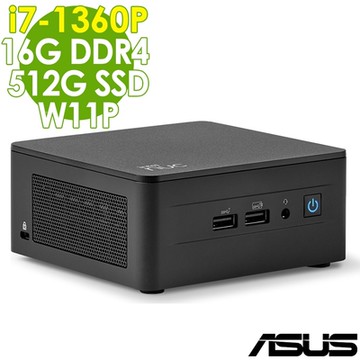 ASUS NUC 13代迷你電腦(i7-1360P/16G/512G SSD/W11P)