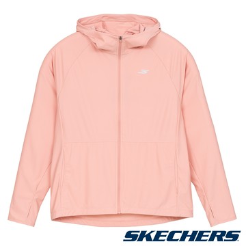 SKECHERS 女拉鍊連帽外套 - SP126U017-001T