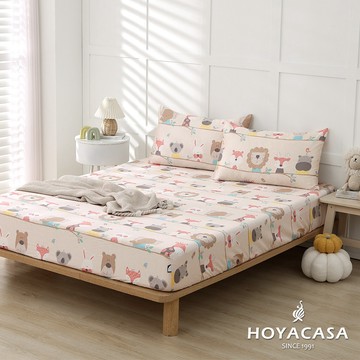 HOYACASA 60支天絲枕套床包組｜動物森友會｜(單人/雙人/加大)