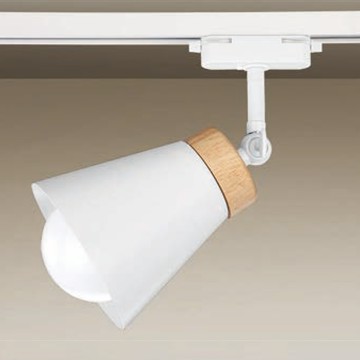 E27 馬卡龍原木 軌道燈 F85-09-K4976