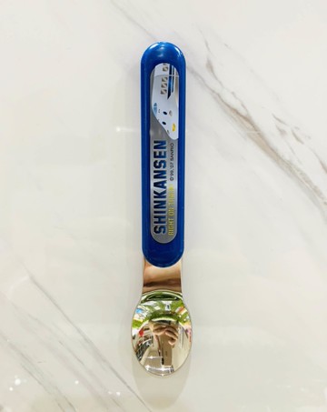 【震撼精品百貨】Shin Kan Sen 新幹線~三麗鷗新幹線日本湯匙-深藍*18223
