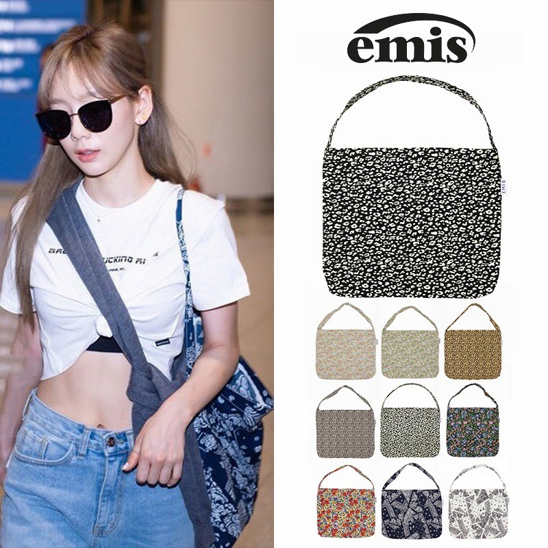 ☆emis☆エミス☆エコバッグ☆デイリーバッグ☆韓国芸能人愛用☆ 再入荷]ソンヘギョ TAEYEON Rose ハンソヒ着用 / Emis Eco Bag