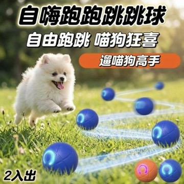 【JOJOGO】狗狗放電跳跳球 2入組 (遛狗神器 體力比狗好 佛系遛狗)