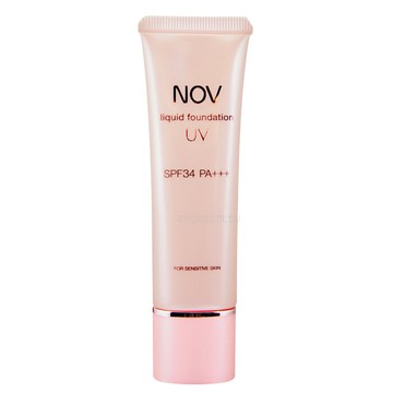 nov娜芙 防曬粉霜 spf34 pa+++(oc-10亮膚色)30g