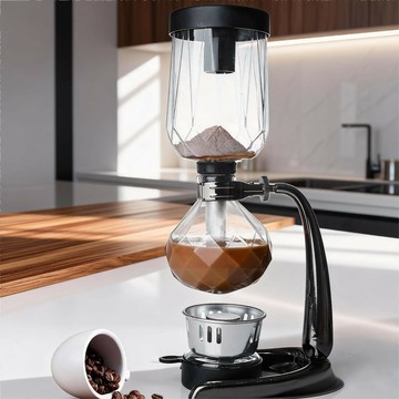 【工廠直銷 可打統編】通用家用新款虹吸式滴漏式咖啡壺蒸汽虹吸壺套裝高硼矽玻璃咖啡機