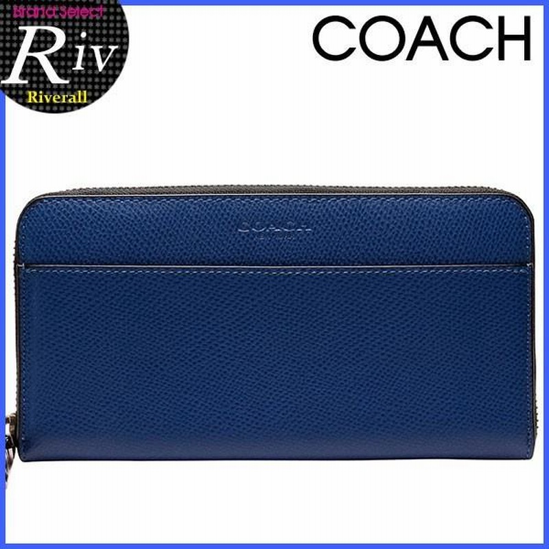 登場! COACH コーチ 長財布 メンズ F74977 黒 - 小物