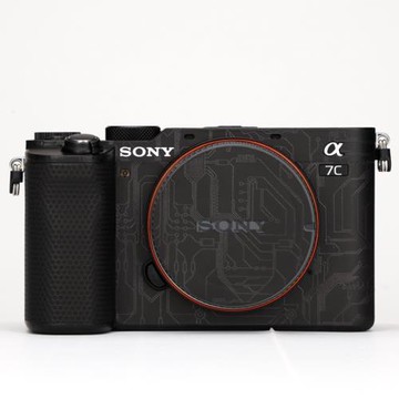 美本堂 適用于索尼A7C一代相機保護貼膜SONY a7c機身貼紙皮紋貼皮磨砂迷彩3M