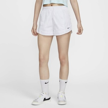 NIKE 耐吉 女運動短褲-白色 AS W NSW NK WR WVN MR 2IN SH-FV7501100