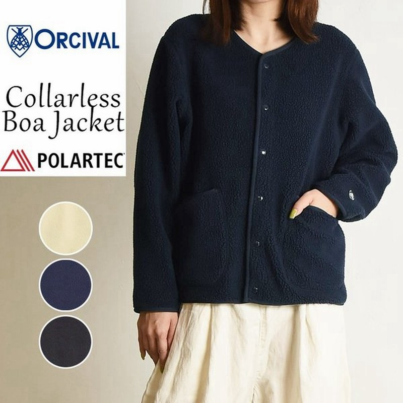 21秋冬新作 オーチバル オーシバル Orcival ウール ボア カラーレス ジャケット レディース アウター ノーカラー Wool Boa Collarless Jacket Or A0081wba 通販 Lineポイント最大0 5 Get Lineショッピング
