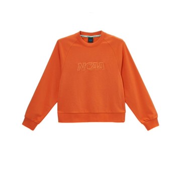 NCAA 大學T 橘色 拉克蘭 經典 大LOGO 長袖 女 7452100152