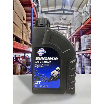 『油工廠』FUCHS SILKOLENE MAX 4T 10W40 MA2 SL 高性能 機車 機油 1L