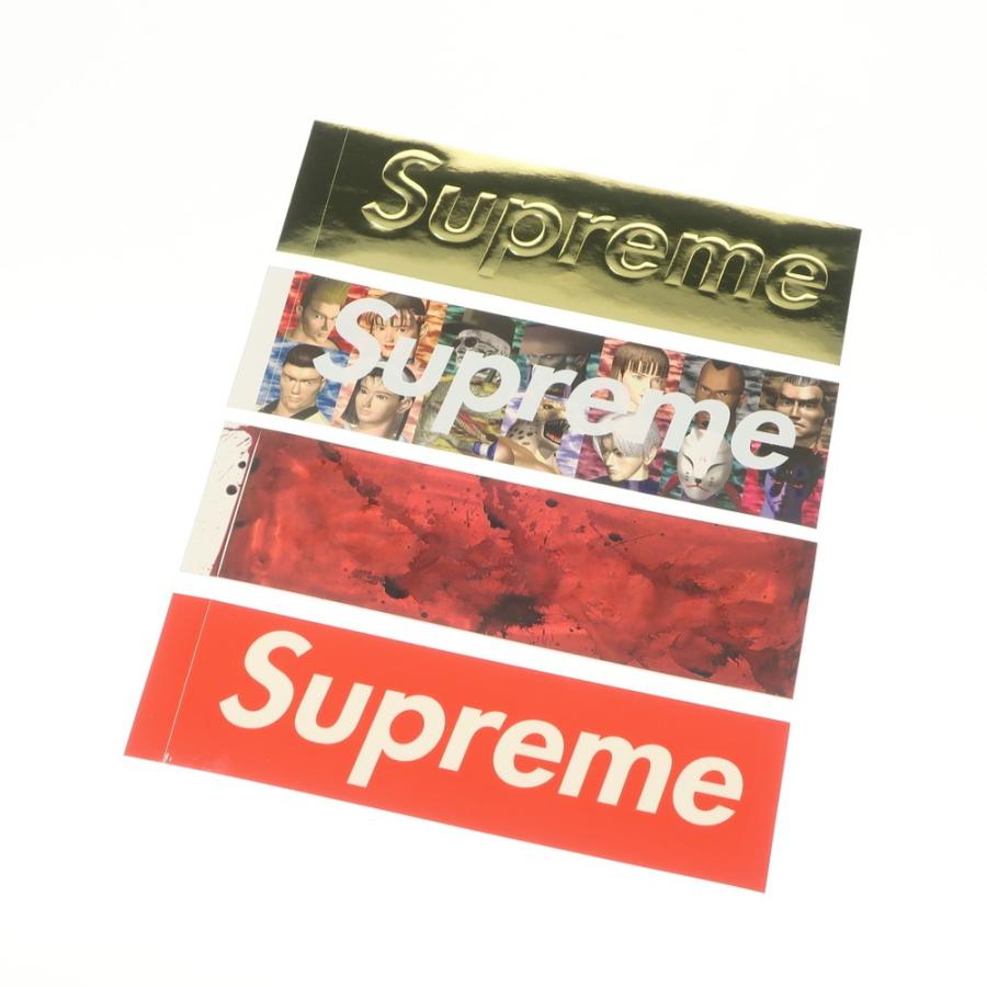 シュプリーム Supreme ボックスロゴ ステッカー 4枚 セット マルチカラー