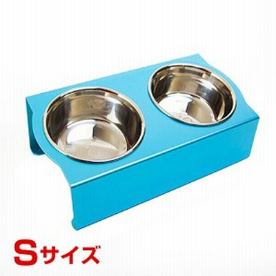 Ours[アワーズ] フードボウルテーブル Ｓサイズ ライトブルー 安全・清潔・スタイリッシュなお食事台 4573206111086 #w-140230-00-00